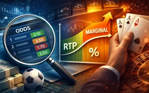 Från odds till RTP - så tänker du kring marginaler oavsett om du bettar eller spelar casino
